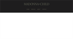 Desktop Screenshot of madonna-child.com